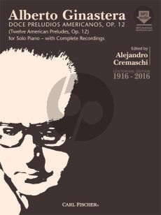 Ginastera 12 American Preludes (Doce Preludios Americanos) Piano