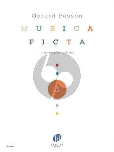 Pesson Musica Ficta 3 Piano seule