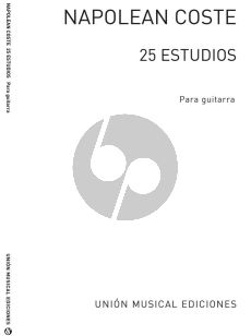 Coste 25 Estudios Para Guitarra