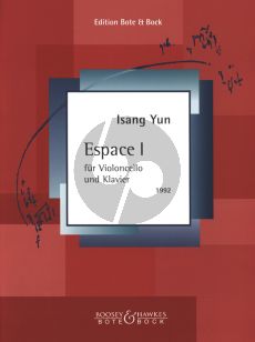 Yun Espace 1 Violoncello und Klavier (1992)