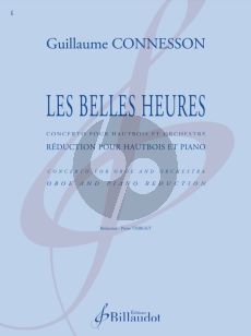 Connesson Les belles heures for Oboe and Piano (Reduction: Pierre Thibout)