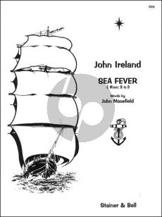 Ireland Sea Fever in E-Minor (Range B-D) Voice and Piano (Poet John Masefield)