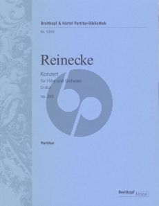 Reinecke Concerto D-major Op. 283 Flute and Orchestra (Full Score) (edited by Henrik Wiese)