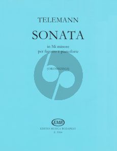 Telemann Sonata e-minor (orig.viola da gamba) Bassoon-Piano (Oromszegi)