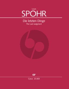 Spohr The Last Judgment Soli-Choir and Orchestra Vocal Score (english) (Irene Schallhorn and Dieter Zeh)