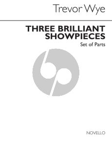 Wye 3 Brilliant Showpieces 3 Flutes in C-Alto Flute and Bass Flute Set of Parts