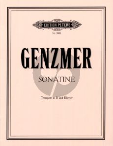 Genzmer Sonatine Trompete in B- und Klavier