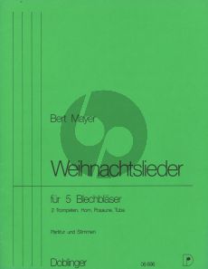 Weihnachtslieder 5 Blechblaser (Partitur und Stimmen)