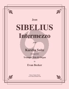 Sibelius Intermezzo from Karelia Suite 3 Trumpets-Organ