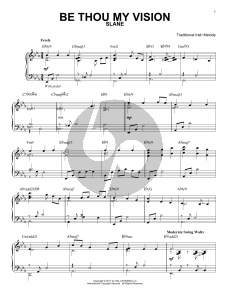 Be Thou My Vision [Jazz version] (arr. Brent Edstrom)