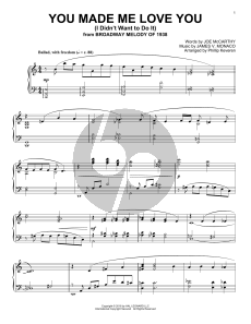 You Made Me Love You (I Didn't Want To Do It) [Jazz version] (arr. Phillip Keveren)