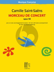 Saint-Saens Morceau de Concert Op. 94 Horn and Piano