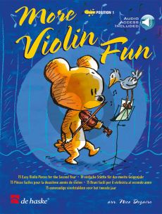 Dezaire More Violin Fun (Book with Audio online) (15 Easy Violin Pieces for the Second Year)