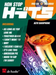 Non Stop Hits Vol.2 Alto Saxophone (Bk-Cd) (Geusebroek-Kastelein)