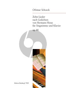 Schoeck 10 Lieder Op.44 (nach Gedichten von H.Hesse) (Mittel)