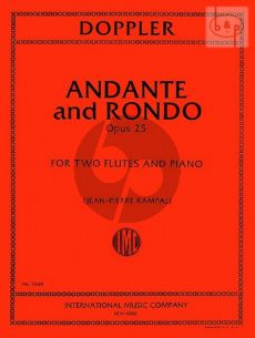 Andante & Rondo Op.25 2 Flutes and Piano