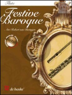 Festive Baroque (Flute-Organ[Piano]) (Book with Play-Along and Demo CD)