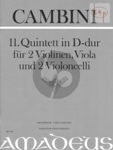 Quintet No.11 D-major (Score/Parts)