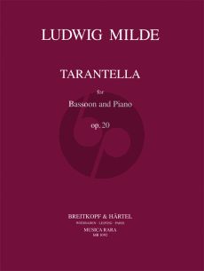 Milde Tarantella Op.20 Bassoon-Piano