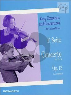 Seitz Concerto G-major Op.13 Violin-Piano (1st Position)