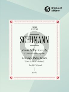 Schumann Klavierwerke Vol.1 (Clara Schumann) (herausgegeben von Wilhelm Kempff)