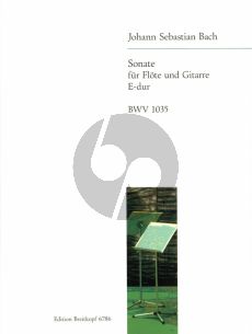 Bach Sonate No.3 E dur BWV 1035 Flote und Gitarre (Herausgegeben von Ferdinand Uhlmann)