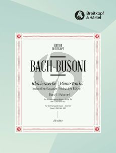 Bach Das Wohltemperierte Klavier 1. Teil / Heft 1: BWV 846-853 (Busoni)