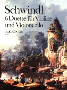 Schwindl 6 Duets Op.6 for Violin and Violoncello Parts (edited by Yvonne Morgan)