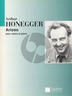 Honegger Arioso Violon et Piano