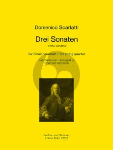 Scarlatti 3 Sonaten 2 Vi.-Va.-Vc. (Part./Stimmen)