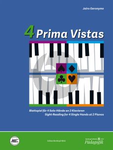 Geronymo 4 Prima Vistas (Sight-Reading for 4 Single Hands at 2 Pianos