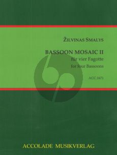 Smalys Bassoon Mosaic II 4 Bassoons (Score/Parts)