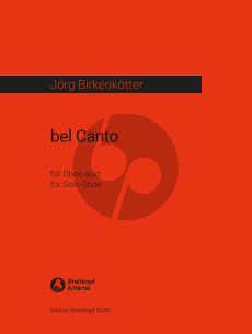 Birkenkotter bel Canto Oboe solo