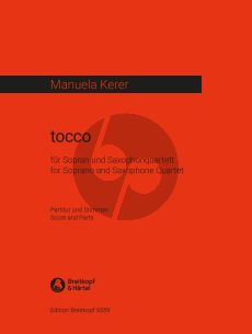 Kerer Tocco for Soprano and Saxophone Quartet (SATB) (Score/Parts)