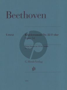 Beethoven Piano Sonata no. 22 F major op. 54