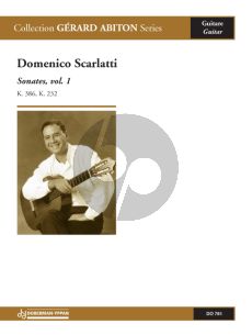 Scarlaiit 2 Sonatas Vol.1 K.386 and K.232 for Guitar (Edited by Gerard Abiton) (Difficult)