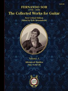 Sor The Collected Guitar Works vol.1 Advanced Studies for Guitar