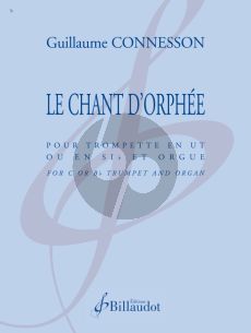 Connesson Le Chant d’Orphée for C or Bb Trumpet and Piano