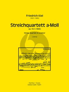 Kiel Streichquartett a-Moll Op. 53 No. 1 Partitur (Guido Johannes Joerg)