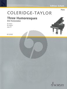 Coleridge Taylor Three Humoresques Op.31 for Piano Solo