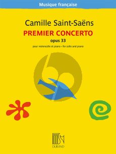 Saint-Saens Concerto No. 1 Op. 33 Violoncello and Orchestra (piano reduction)