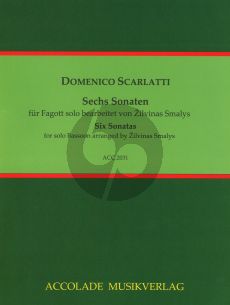 Scarlatti 6 Sonaten Fagott solo (transcr. Zilvinas Smalys)