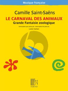 Saint-Saens Le Carnaval des Animaux Piano solo (Lucien Garban) (Edmond Lemaître)