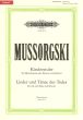 Mussorgski Kinderstube-Lieder und Tanze des Todes (Hilfe Ausspr.) (Russ./Germ.) (Mezzo/Bariton + Alt/Bass)
