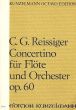 Reissiger Concertino D-Dur Op.60 Flute-Orch. Score