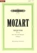 Mozart Requiem KV 626 for Soli, Choir and Orchestra (completed by Fr.X.Sussmayr) Vocal Score (edited by David I.Black) (Peters-Urtext)