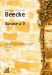 Beecke Sonate a 3 for 3 Claviere (Score) (edited by Christian Rieger) (first ed.)