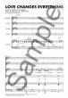 Love Changes Everything (Aspects of Love) SATB-Piano