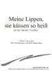 Lehar Meine Lippen Sie kussen so heiss Gesang (Hoch) und Klavier (aus Giuditta)