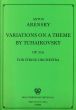 Arensky Variationen thema Tschaikovsky op.35A Streichorch.